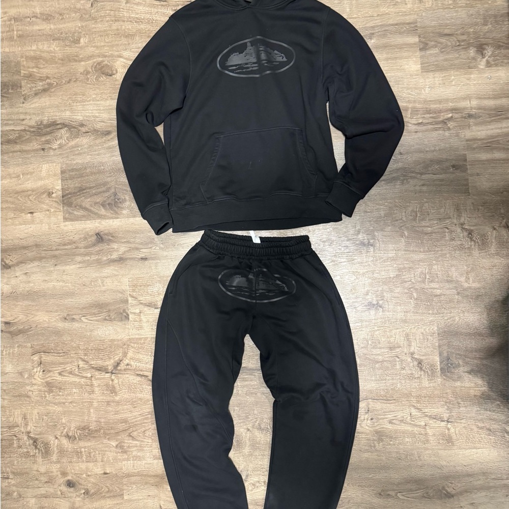 Black Men's corteiz Tracksuit